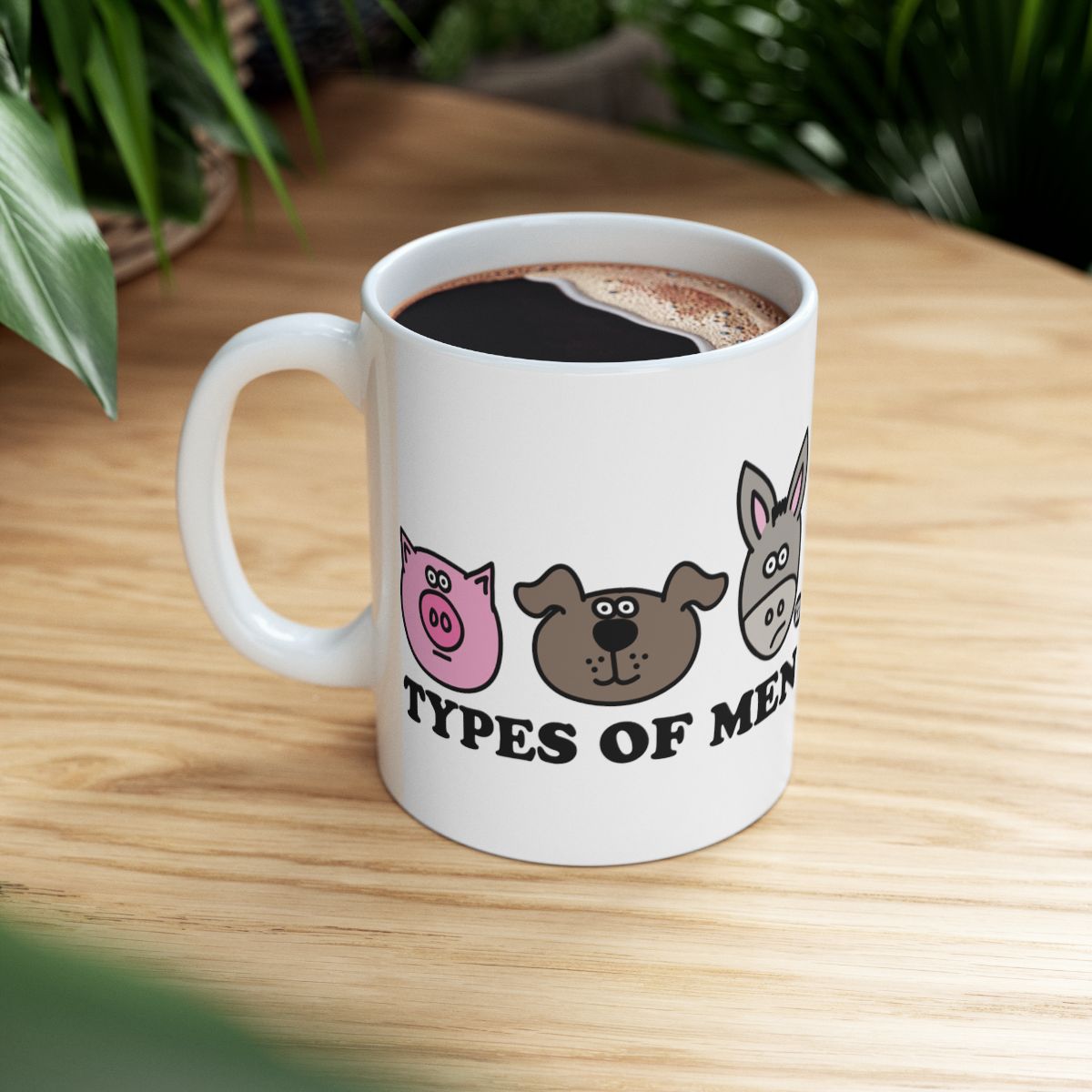 Types of Men Animal Faces Humorous Mug