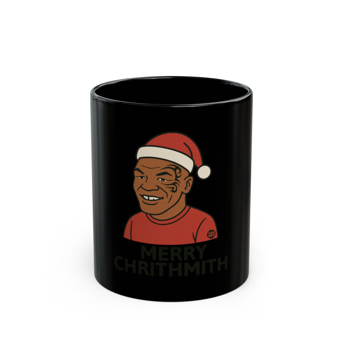 Merry Chrithmith Santa Hat Design Mug