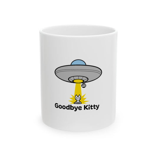 Goodbye Kitty UFO Design Mug for Cat Lovers Product