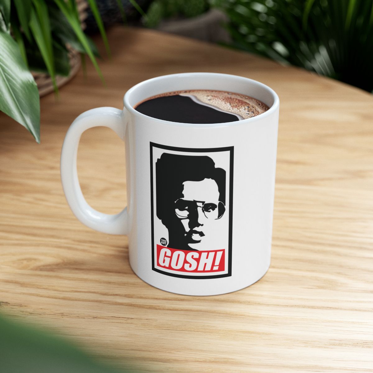 Iconic Black and White GOSH Design Coffee Mug