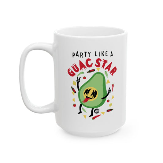 Party Like A Guac Star Funny Avocado Mug product