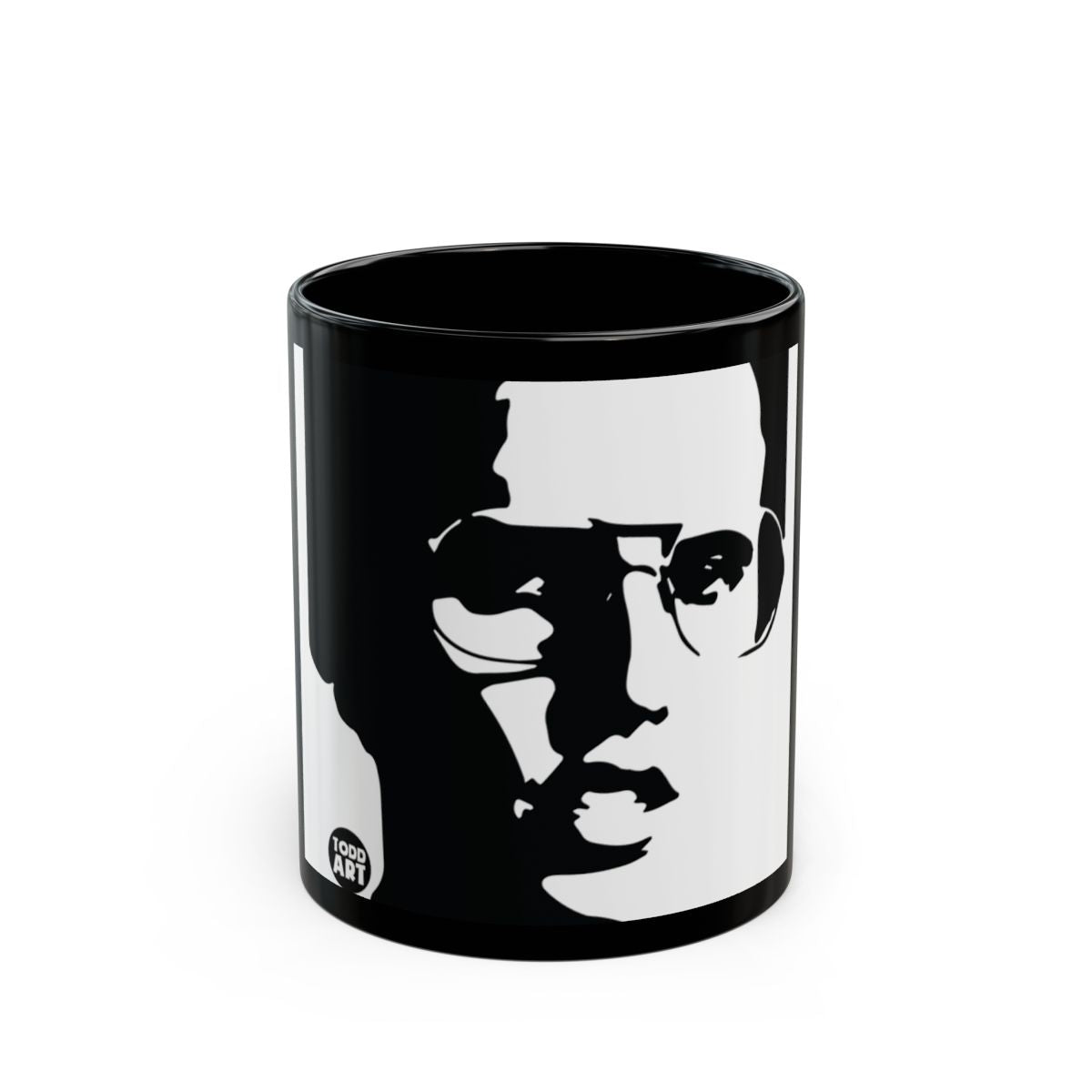 Stylish Black and White Portrait Print Mug