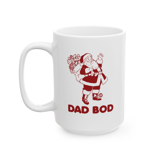 Santa with Gifts Dad Bod Mug