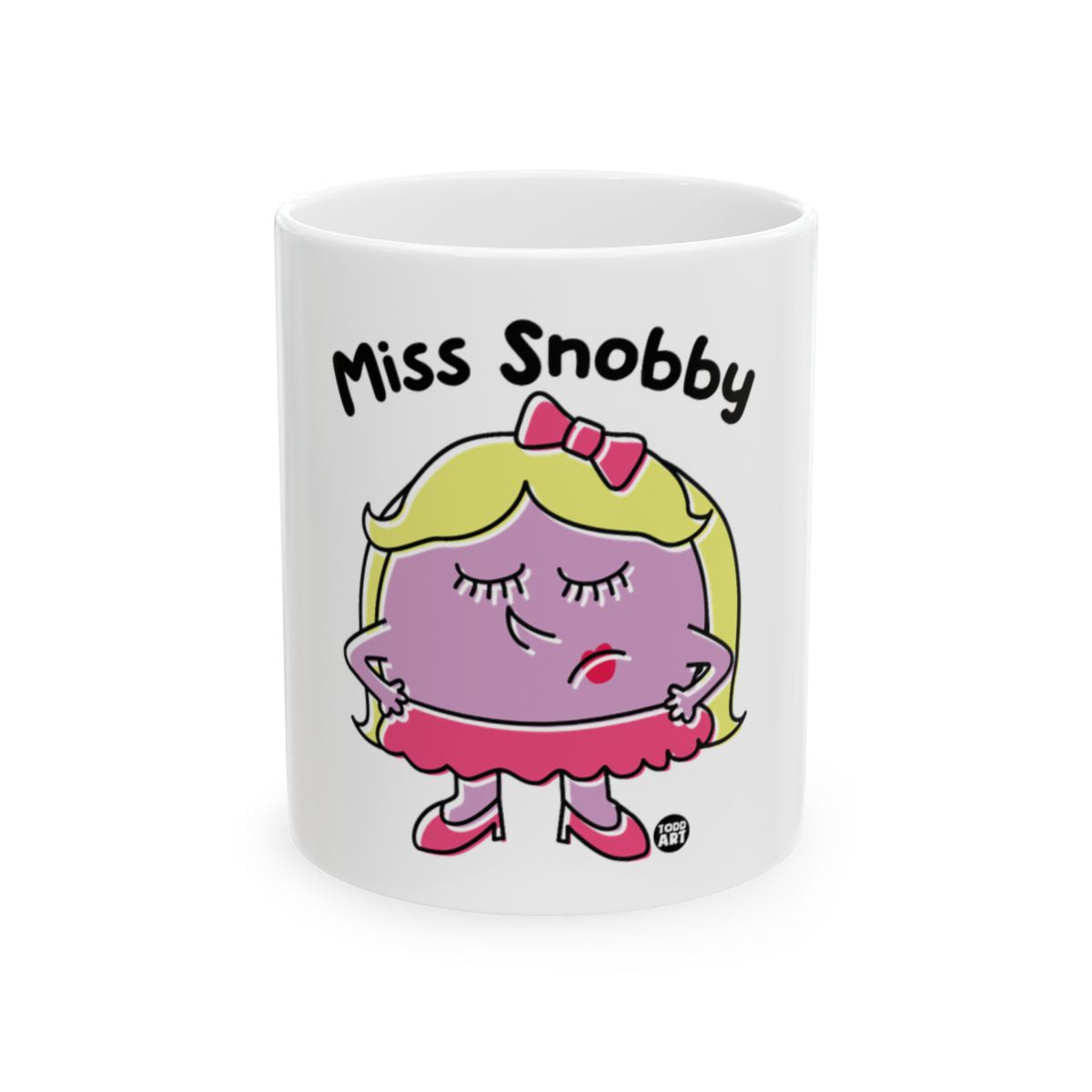 Miss Snobby Character Design Mug