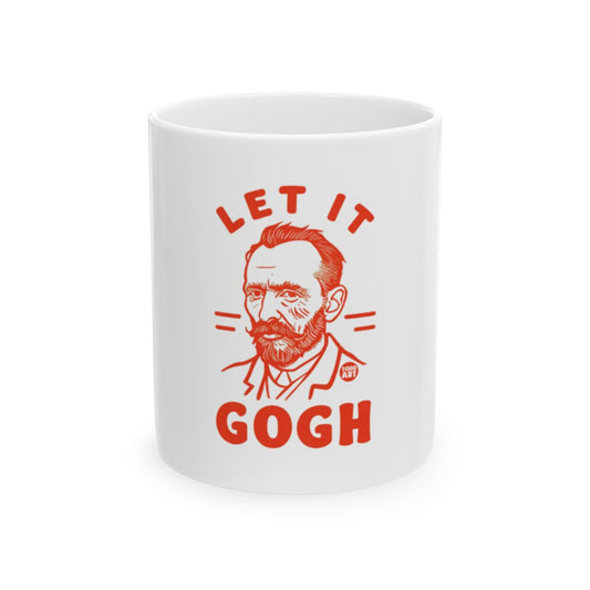 Let It Gogh Mug with Classic Artistic Design