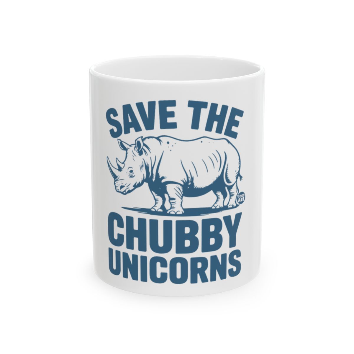 Save The Chubby Unicorns Printed Mug