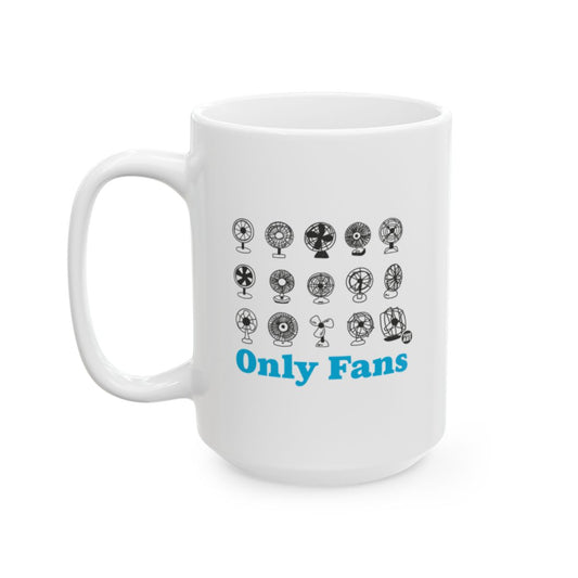 Only Fans Graphic Design White Mug