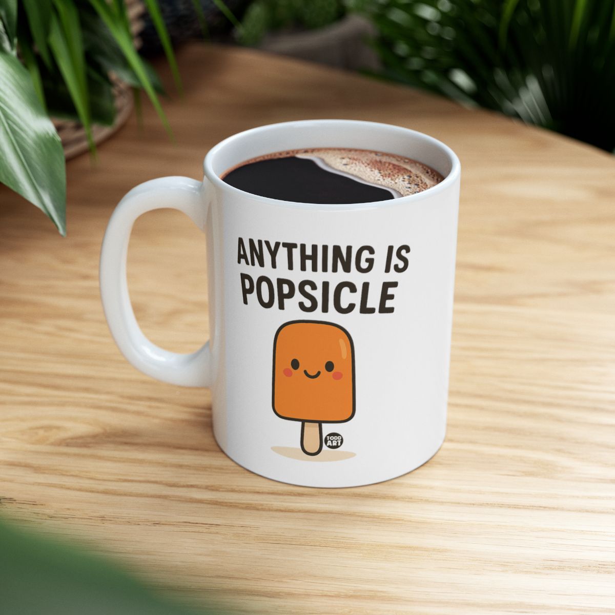 Anything Is Popsicle Cute Cartoon Mug for Every Day Use