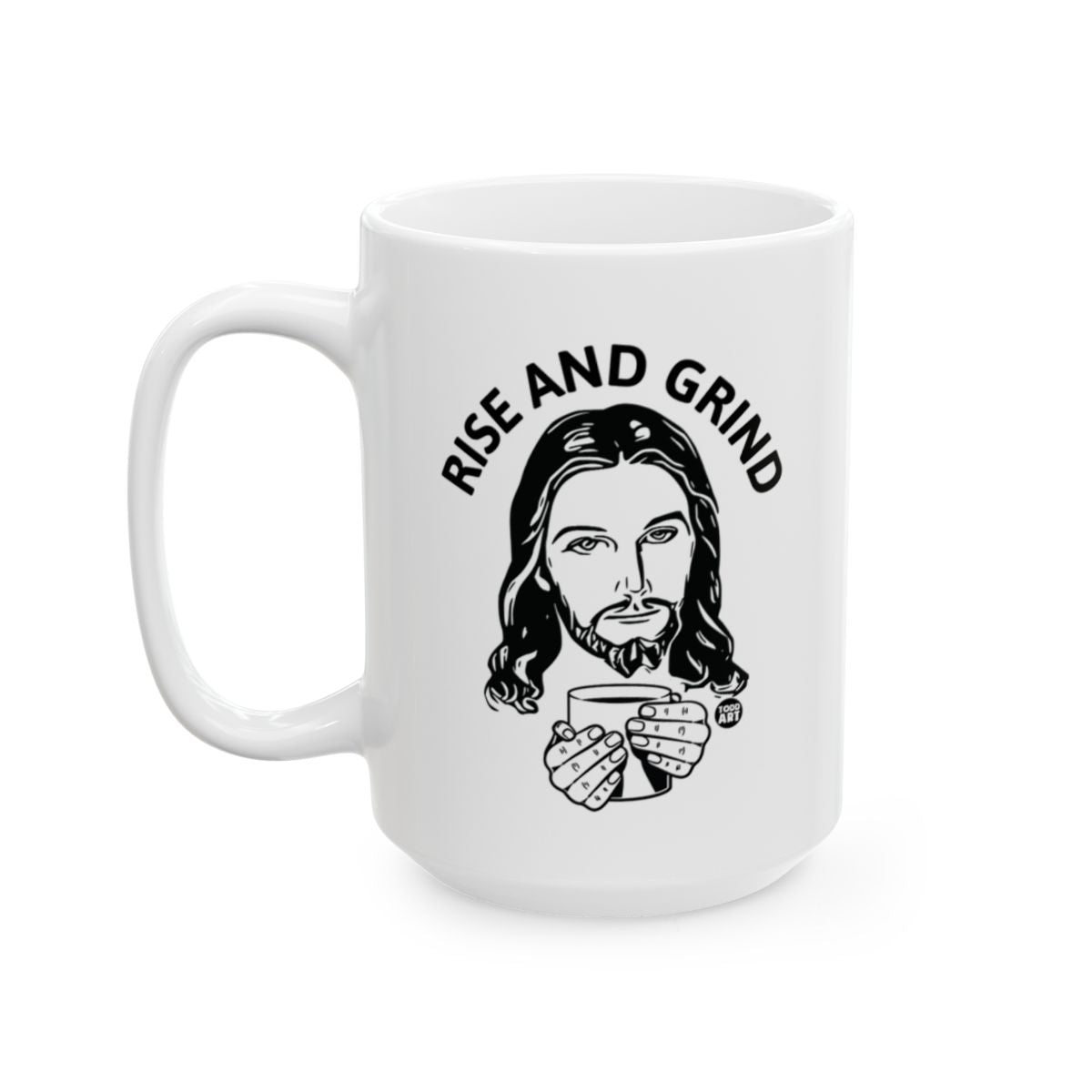 Rise and Grind with Jesus Coffee Mug for Morning Boost
