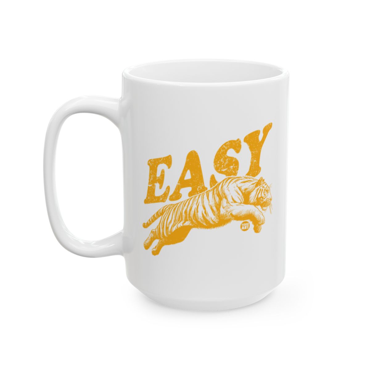 Tiger Jumping Easy Text Mug Product