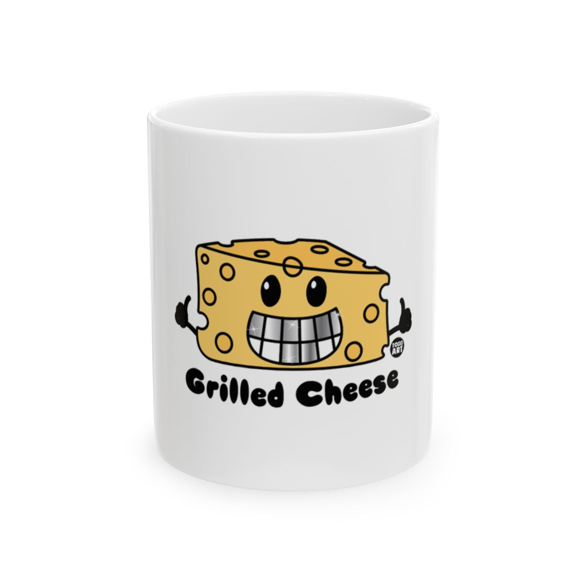 Grilled Cheese Cartoon Smile Design Printed Mug