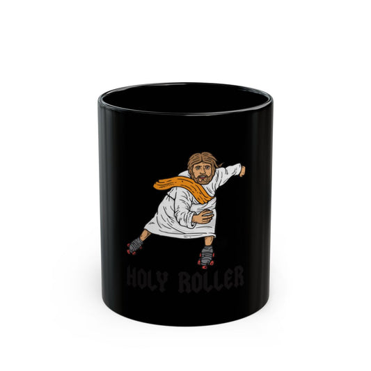 Holy Roller Mug with Unique Jesus Illustration