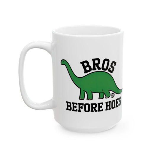 Bros Before Hoes Dinosaur Design Mug