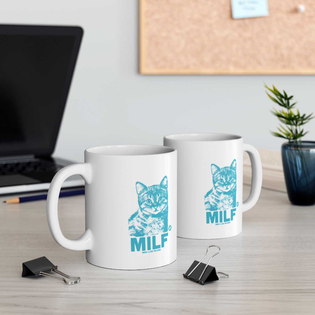 Funny Cat Lover MILF Mug for Coffee Tea Enthusiasts