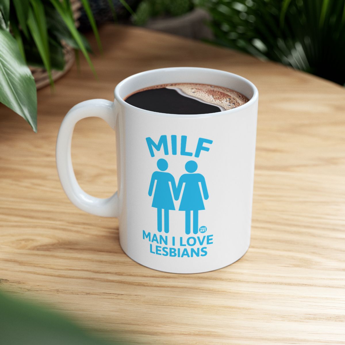 MILF Man I Love Lesbians Funny Coffee Mug Gift
