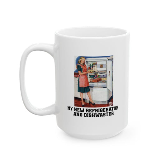 My New Refrigerator and Dishwaster Mug with Retro Design