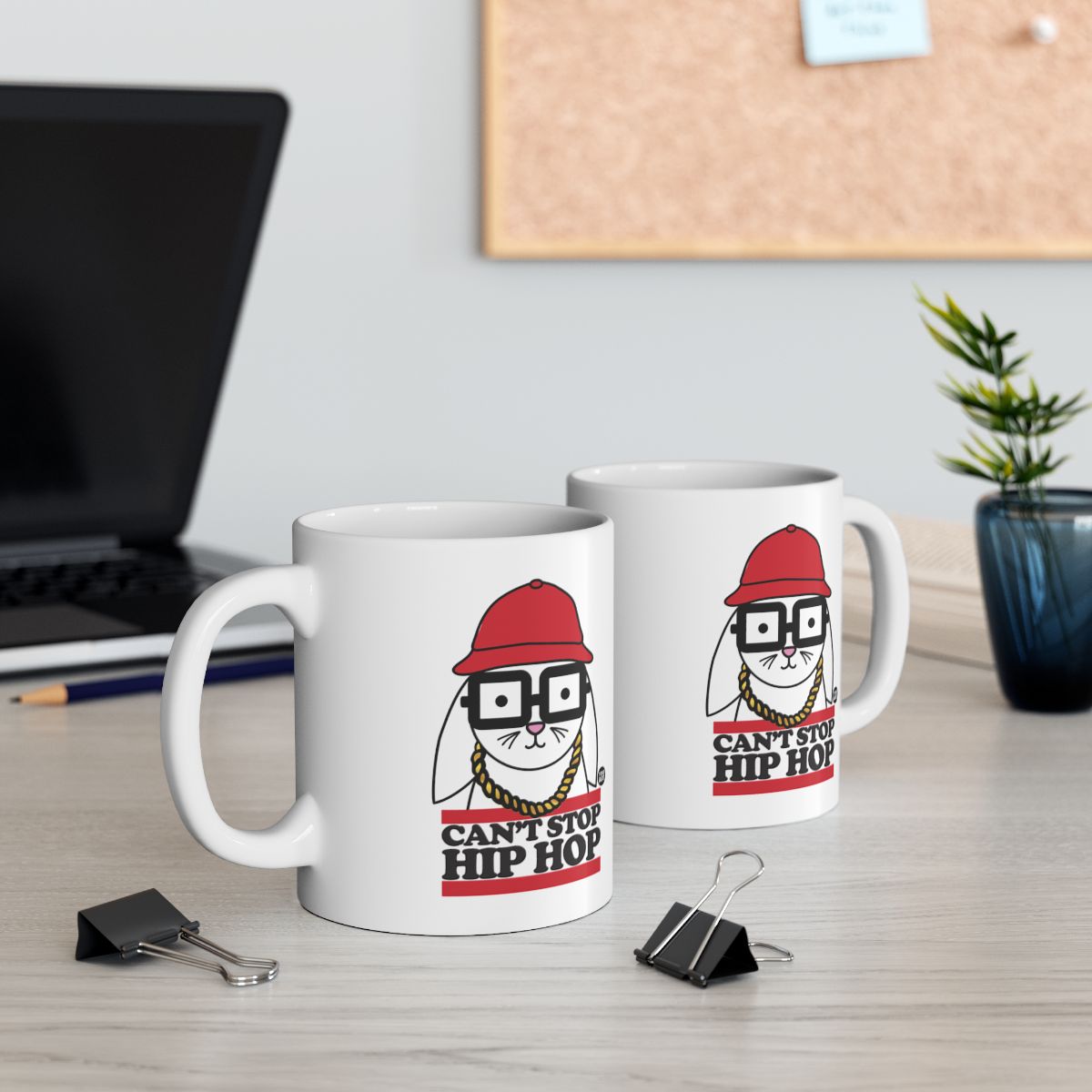 Can't Stop Hip Hop Design Coffee Mug for Office Use