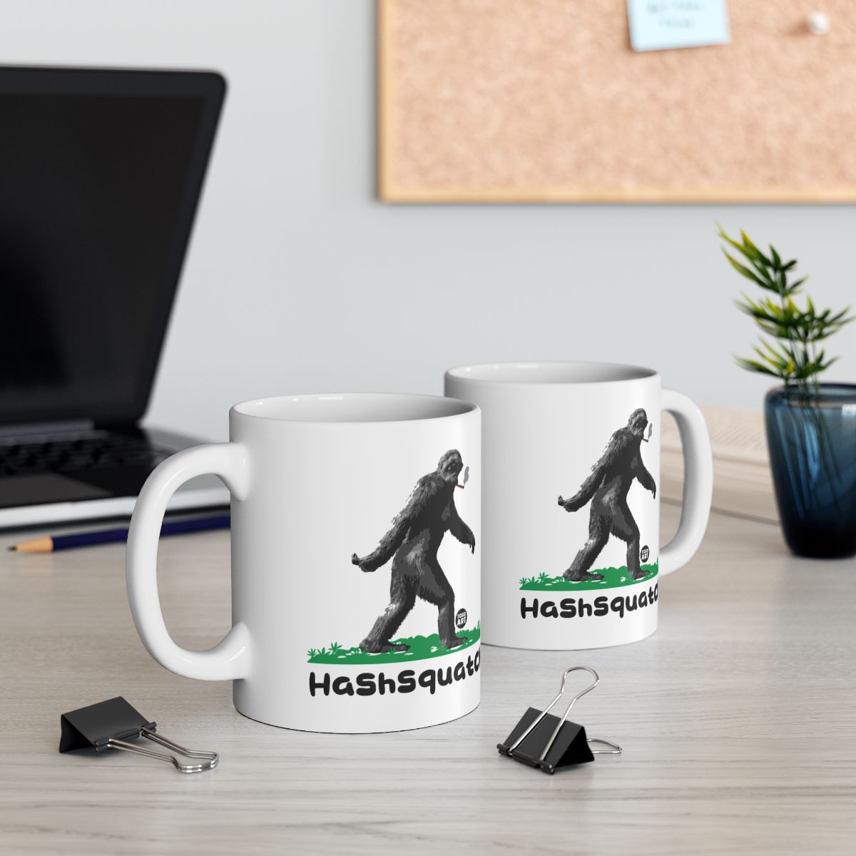 HashSquatch Bigfoot Design Ceramic Mug for Coffee Lovers