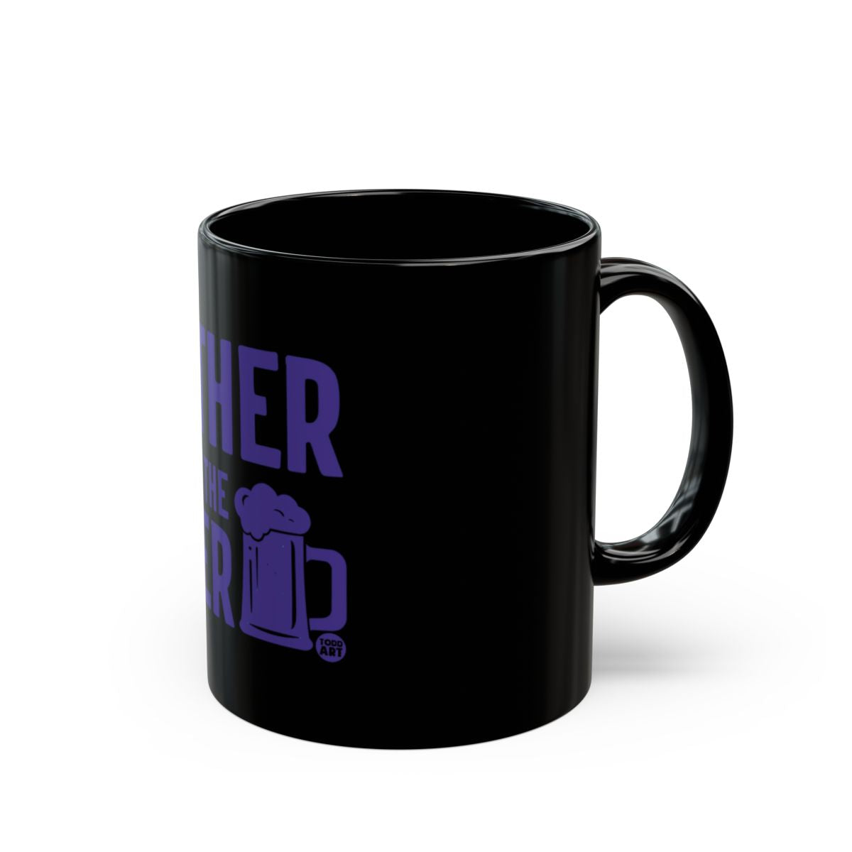 Another Beer Mug Design in Black and Purple