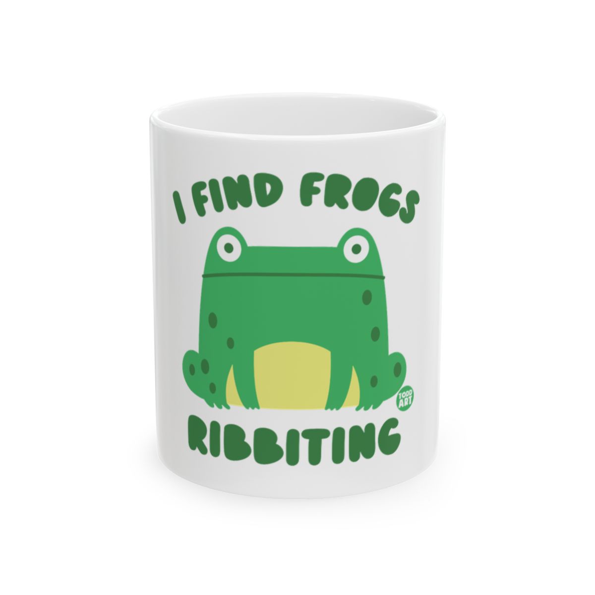 I Find Frogs Ribbiting Cute Frog Artwork Mug product