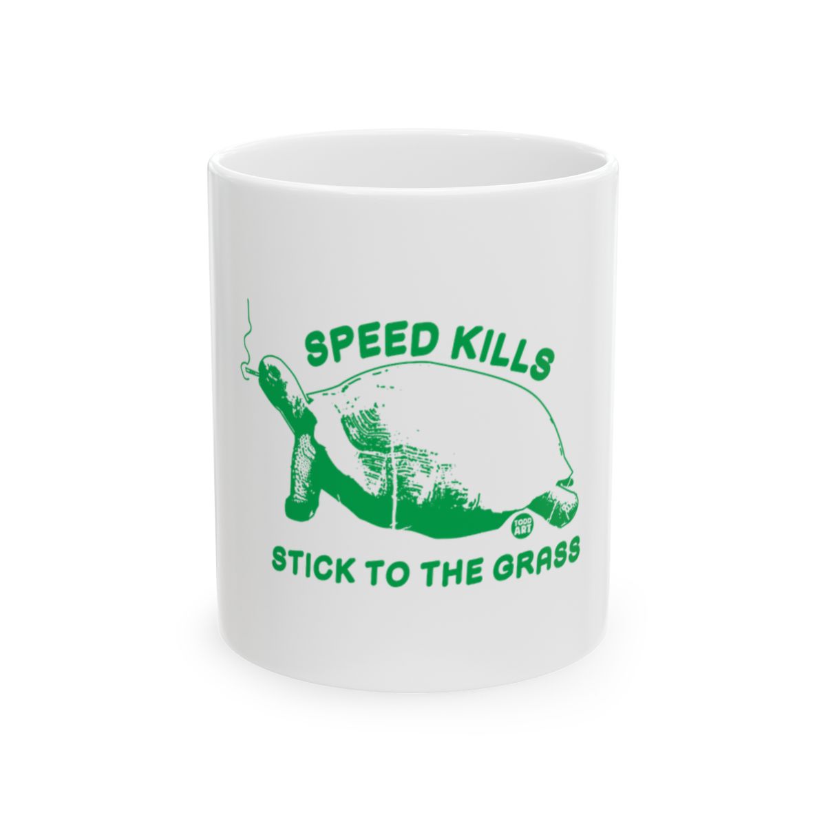 Speed Kills Stick To The Grass Mug