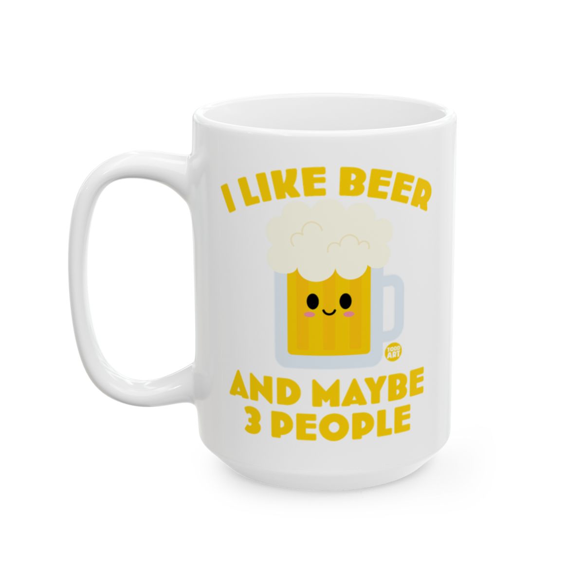Funny I Like Beer And Maybe 3 People Mug product