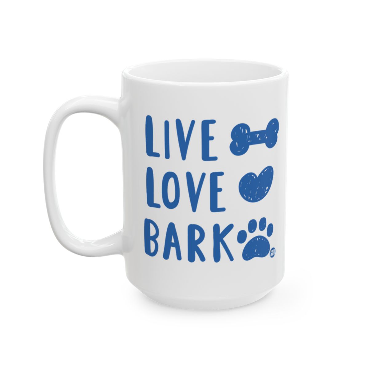 Live Love Bark Cute Dog Lovers Coffee Mug