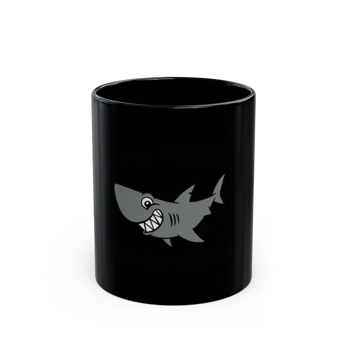 Shark Design Mug 'It's Great To Be White' Mug