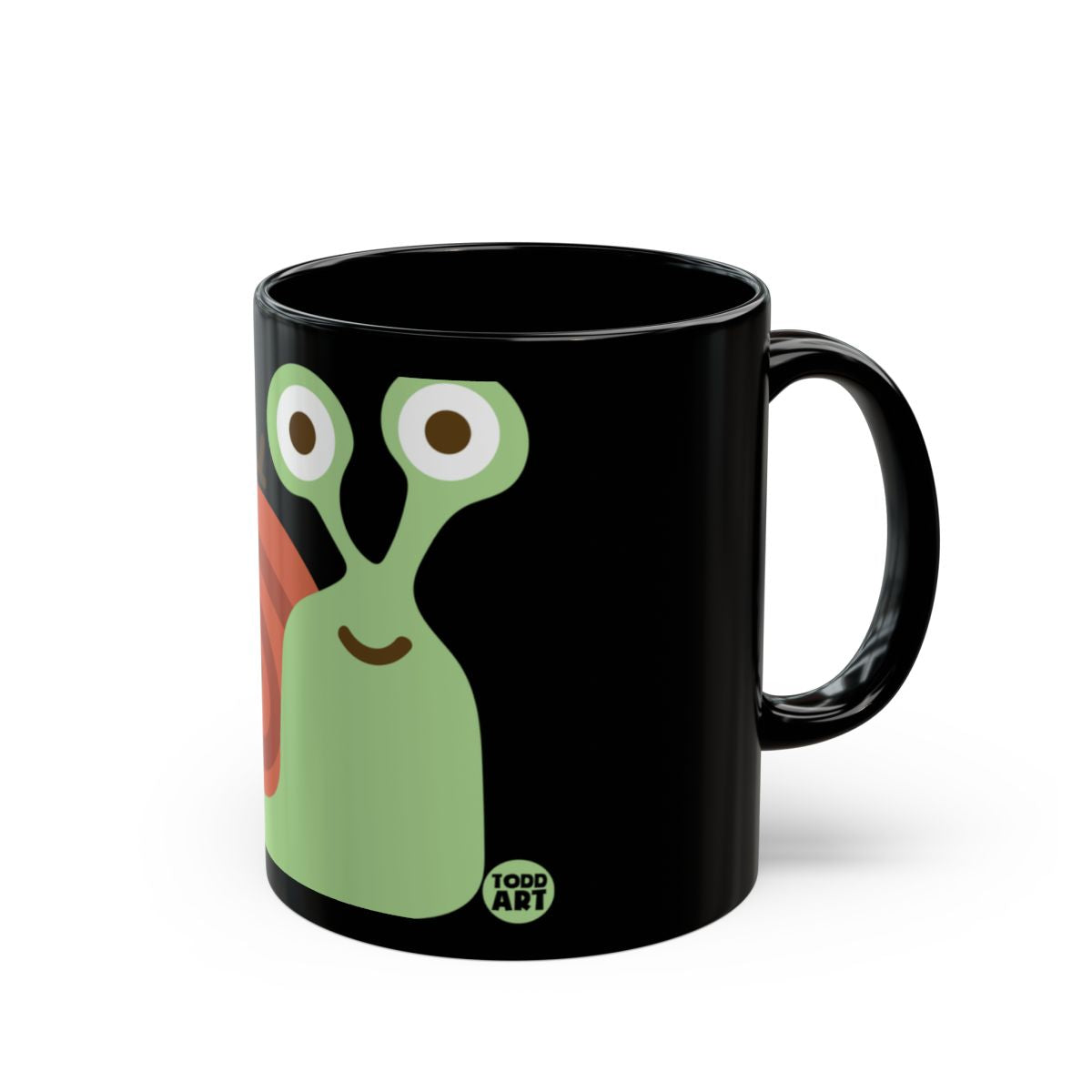 Quirky Snail Design Coffee Mug by Todd Art