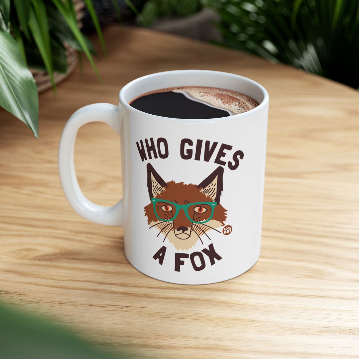 Who Gives A Fox Funny Coffee Mug