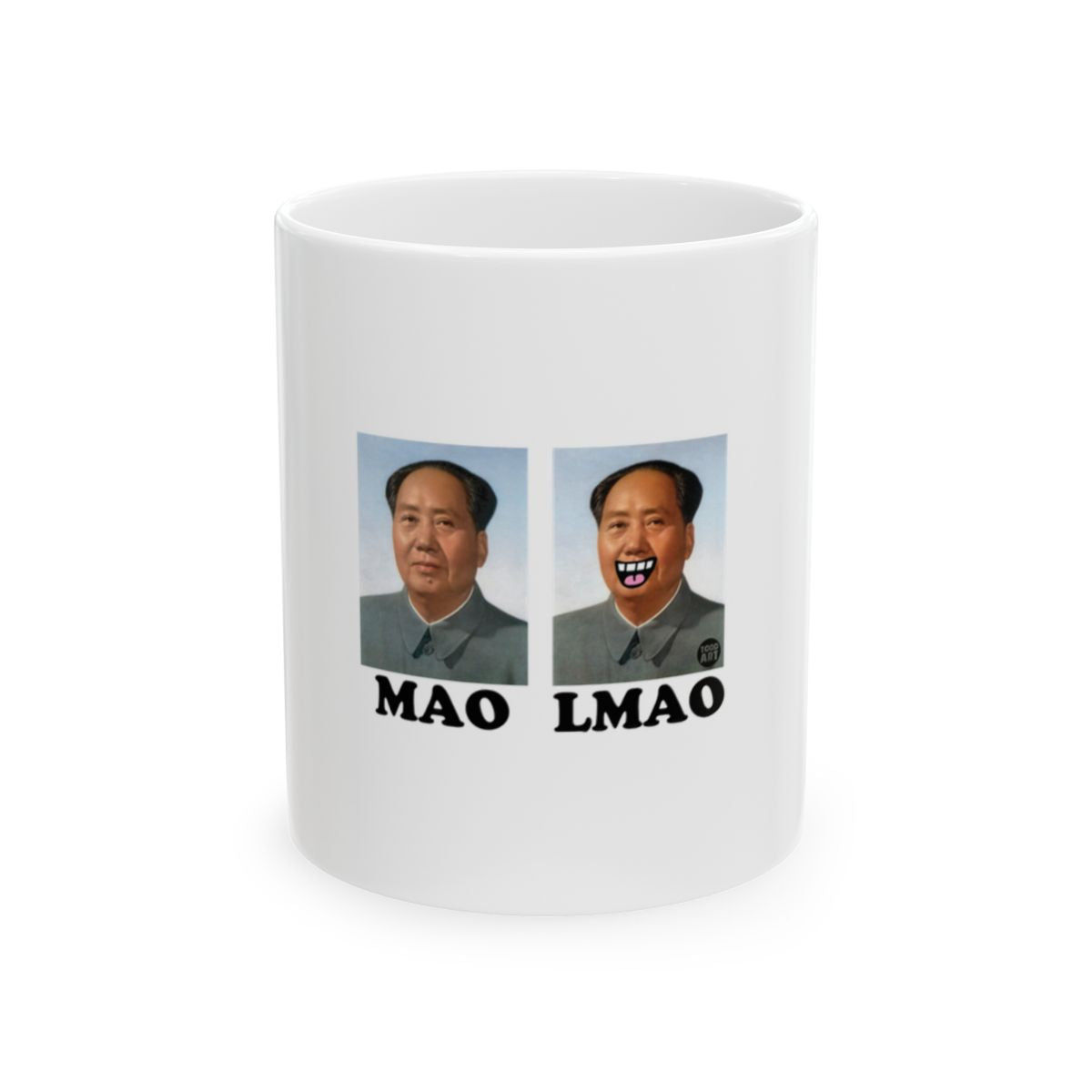 Humorous Mao LMAO Meme Mug for Coffee Lovers