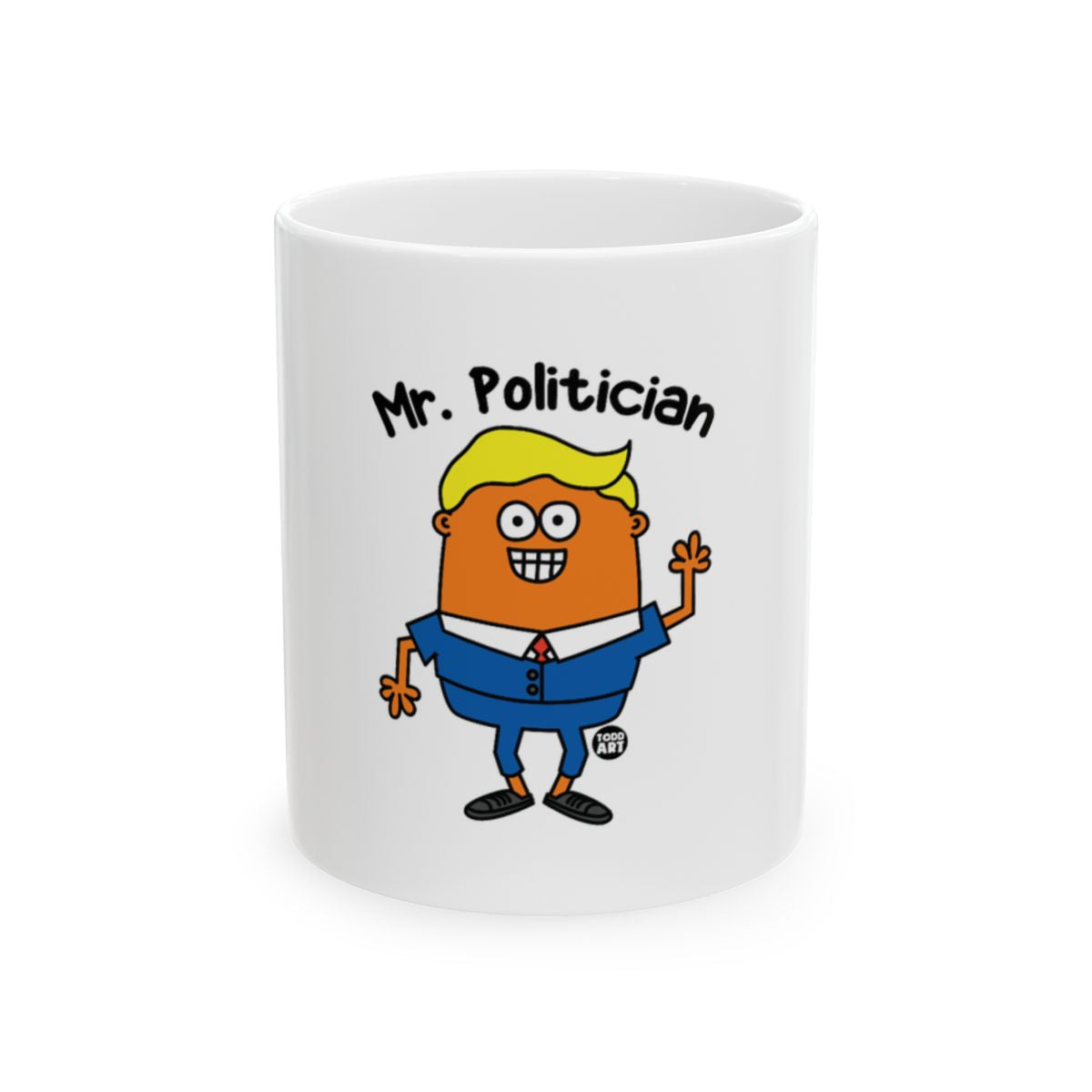 Mr. Politician Cartoon Character Ceramic Mug Product