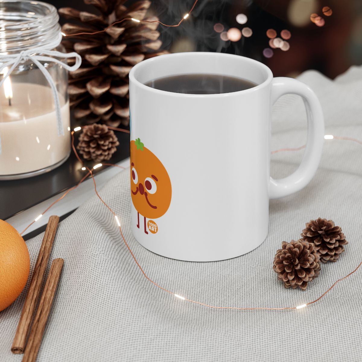 Cute Pumpkin Design Mug for Cozy Autumn Drinks