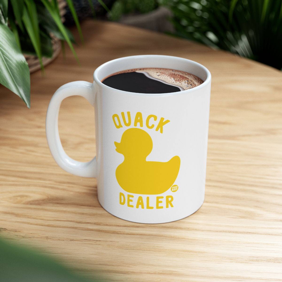 Quack Dealer Cute Yellow Duck Mug for Coffee Lovers