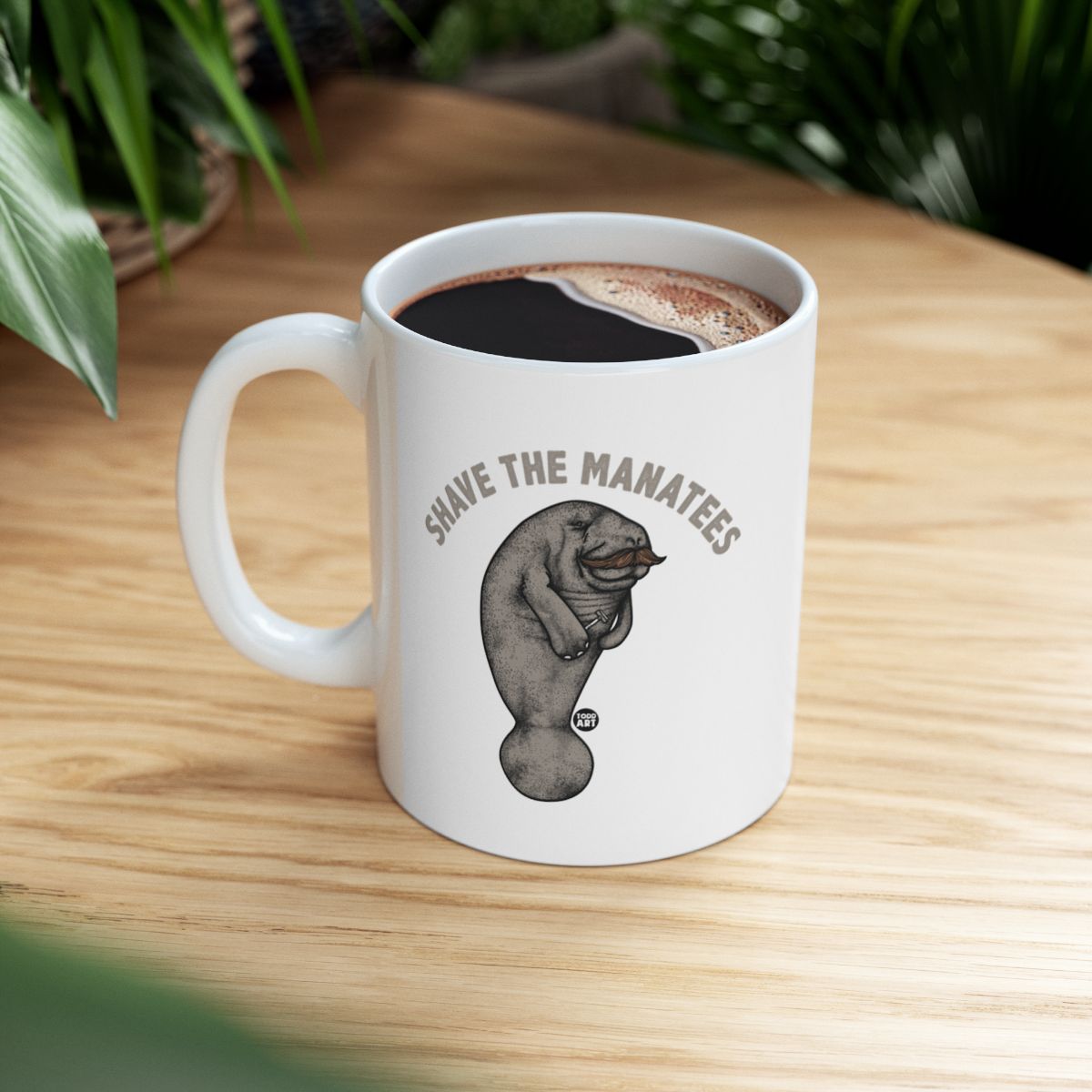 Save the Manatees Humorous Coffee Mug