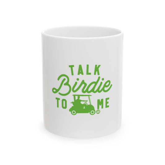 Talk Birdie to Me Golf Cart Design Mug