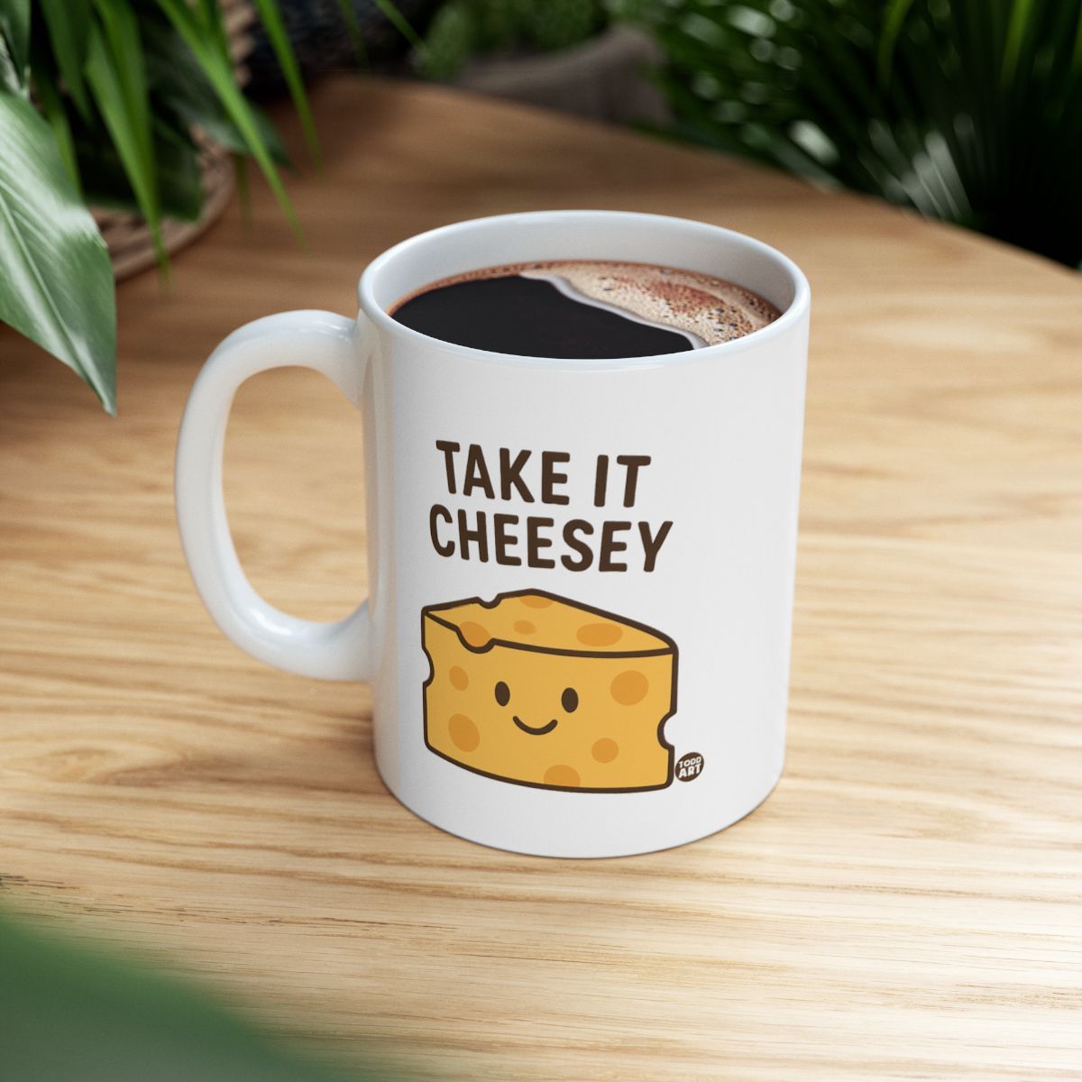 Take It Cheesey Funny Coffee Mug Gift