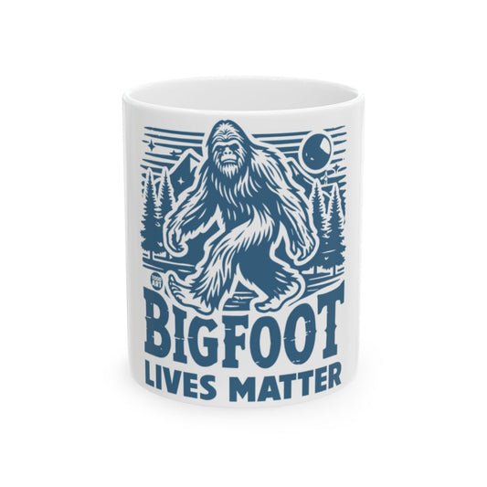 Bigfoot Lives Matter Coffee Mug for Mythical Fans