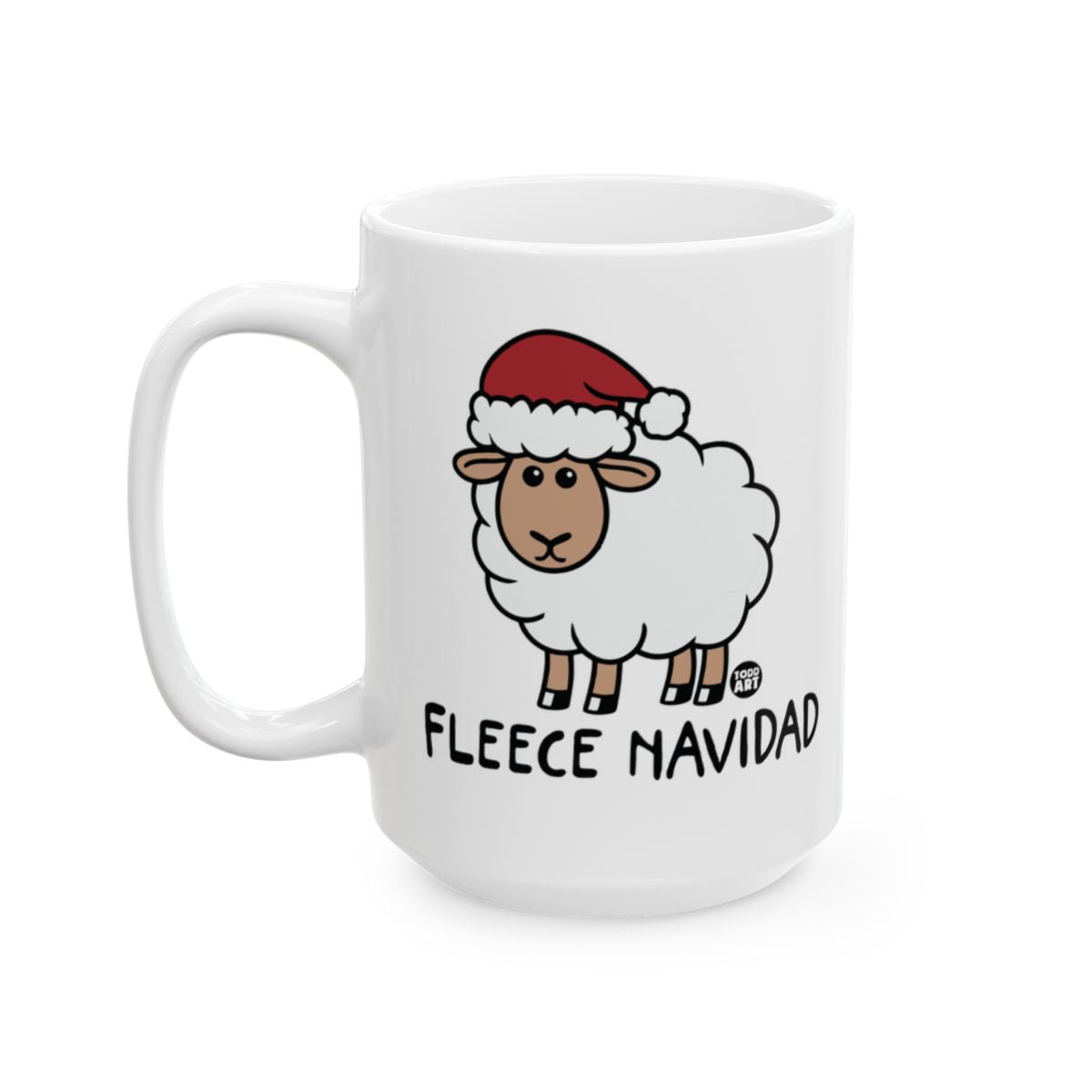Fleece Navidad Funny Christmas Mug for Coffee Lovers