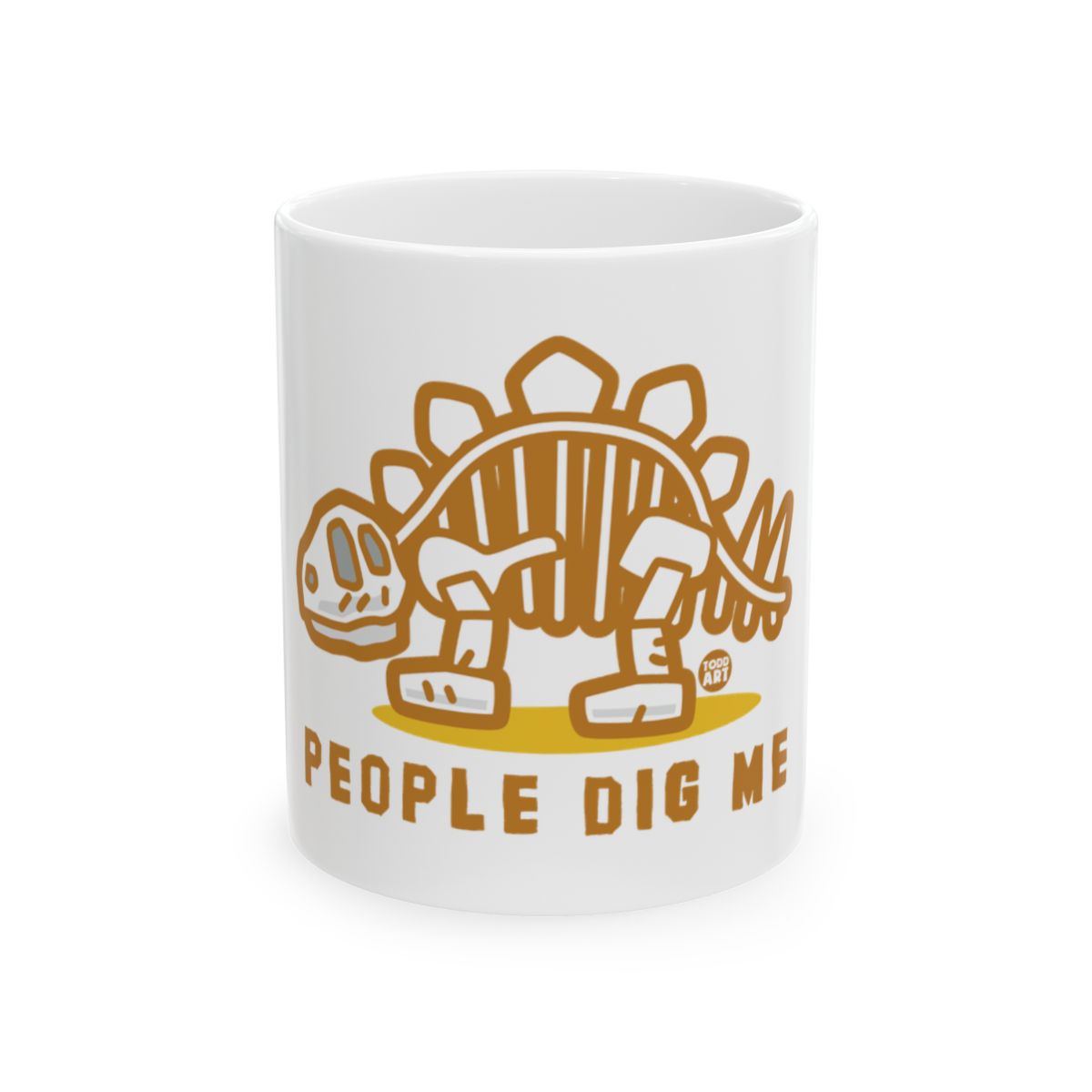 People Dig Me Dinosaur Themed Mug for Coffee Tea