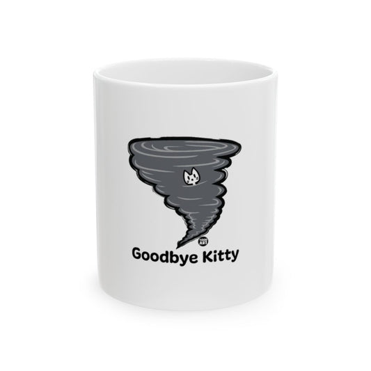 Goodbye Kitty Tornado Mug Perfect for Cat Lovers