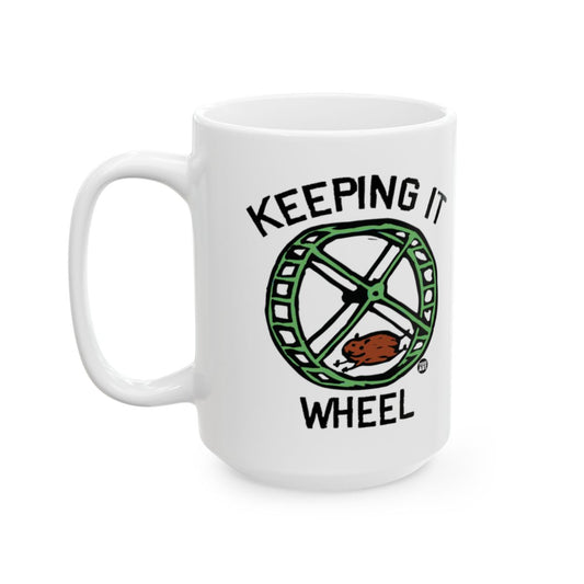 Keeping It Wheel Hamster Mug