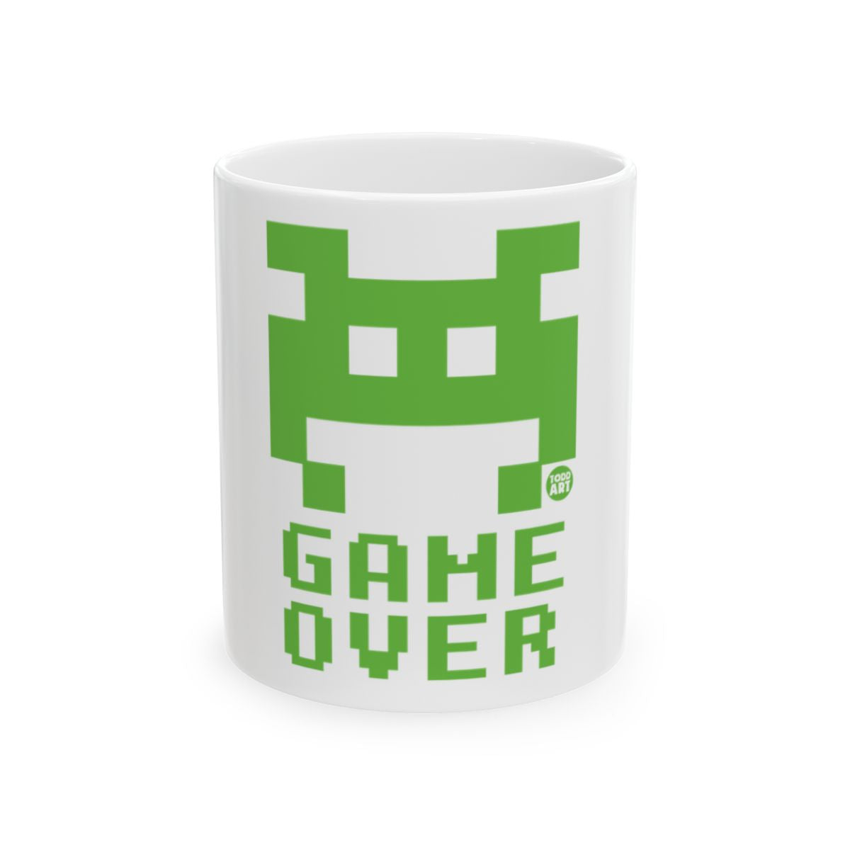 Game Over Pixel Print Retro Gamer Coffee Mug