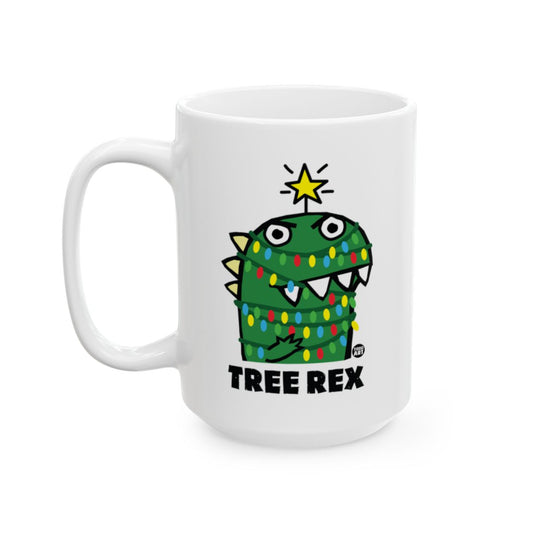 Funny Tree Rex Christmas Dinosaur Mug Product