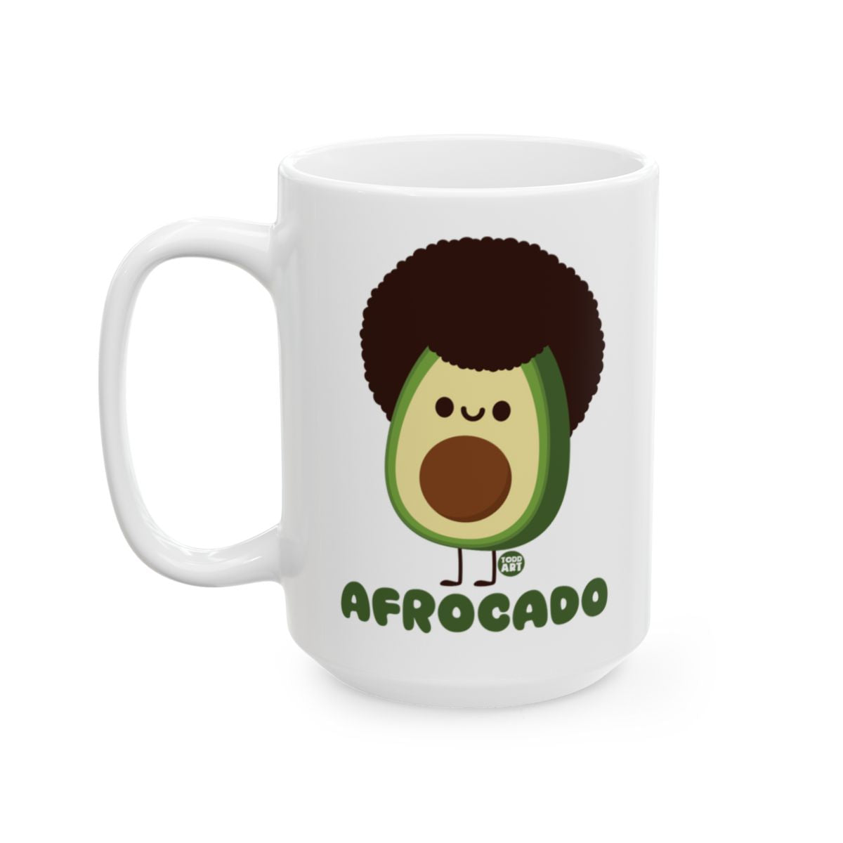 Funny Novelty Afrocado Avocado Mug for Kitchen Beverage