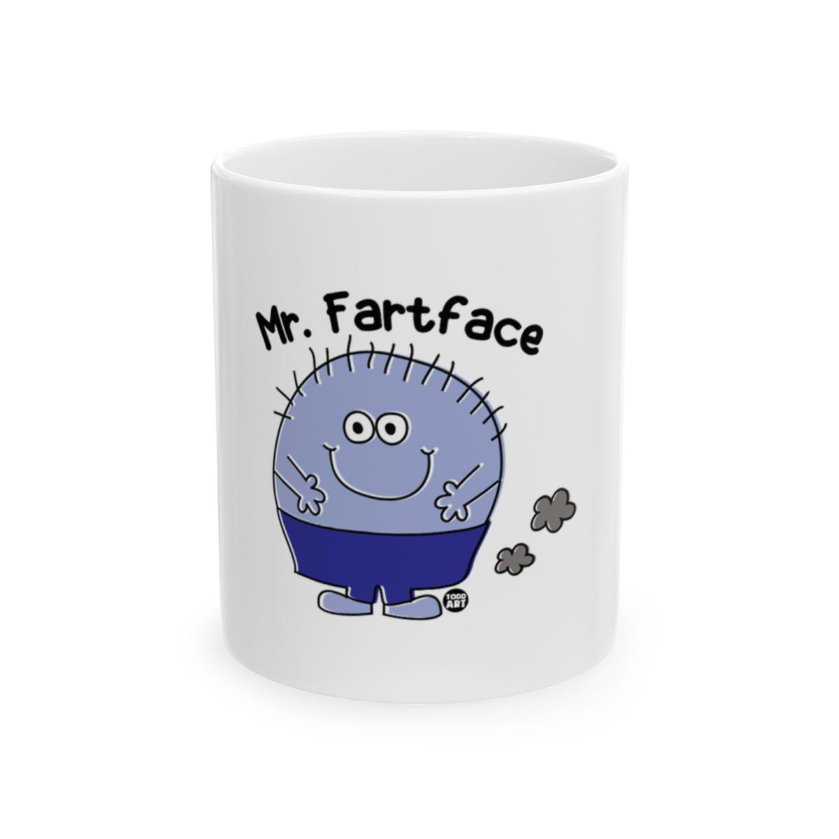 Mr. Fartface Cartoon Character Novelty Coffee Mug