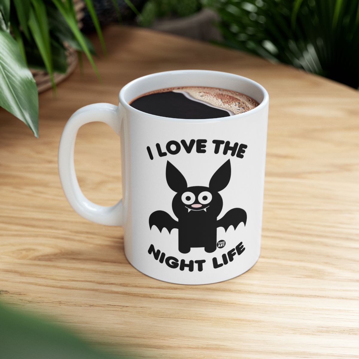 I Love The Night Life Bat Design Mug Perfect Gift