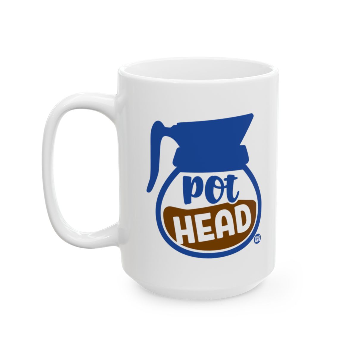Fun Coffee Humor Pot Head Ceramic Mug for Coffee Lovers