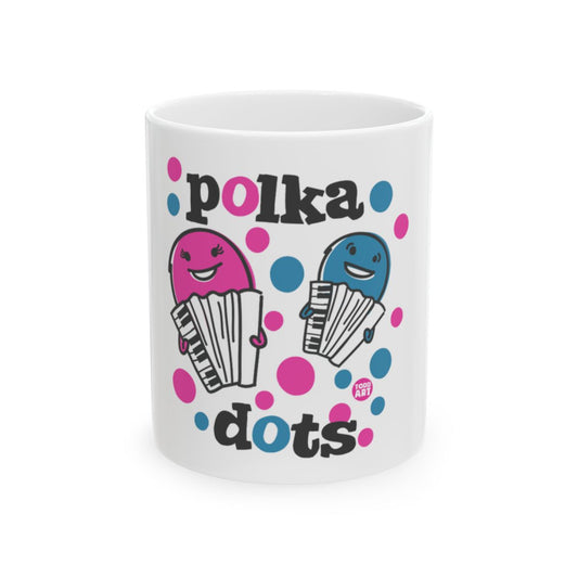 Polka Dots Design Cute Musical Artwork Mug