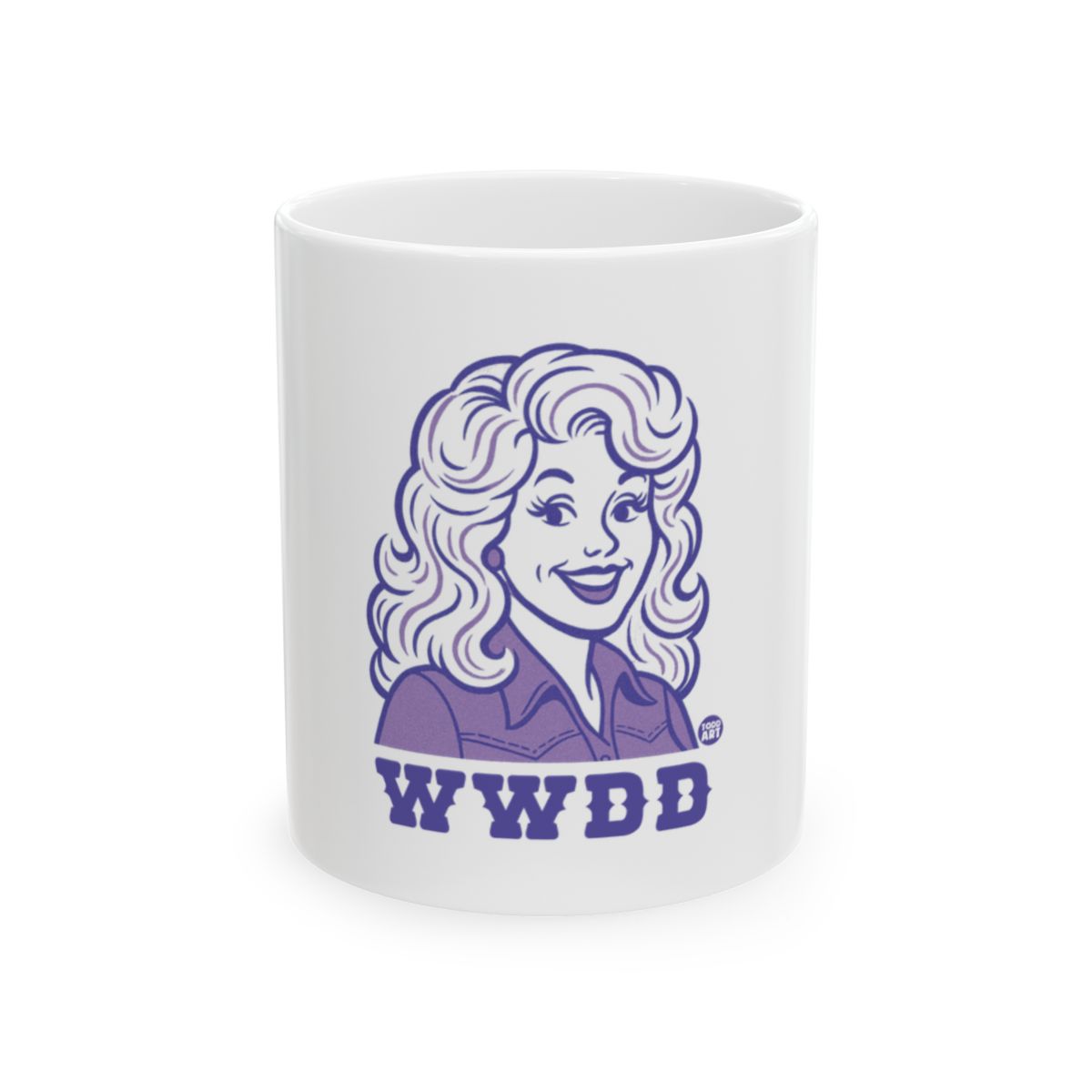 WWDD Illustrated Character Mug for Fans and Collectors